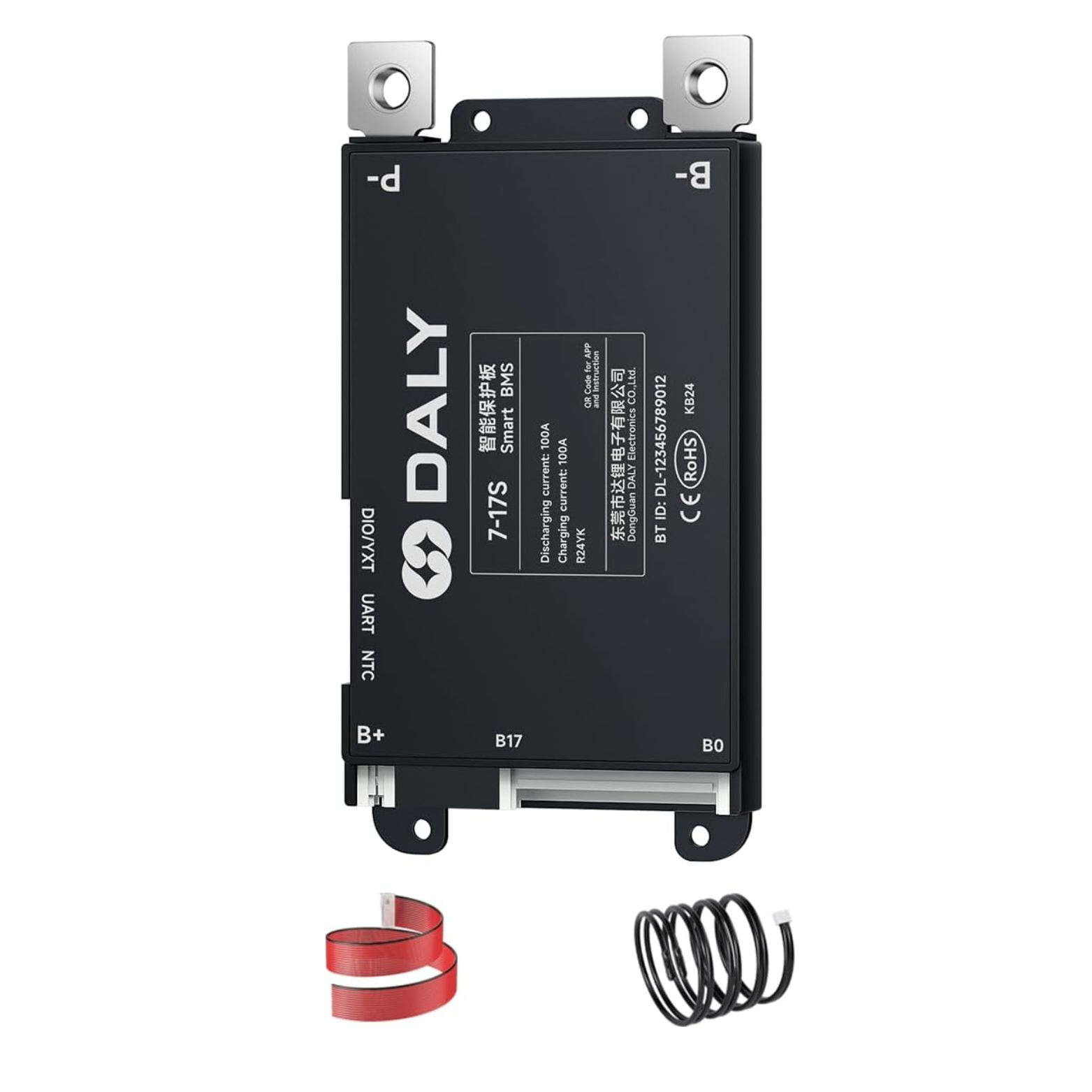 DALY BLACK SMART BMS 7-17S 100A